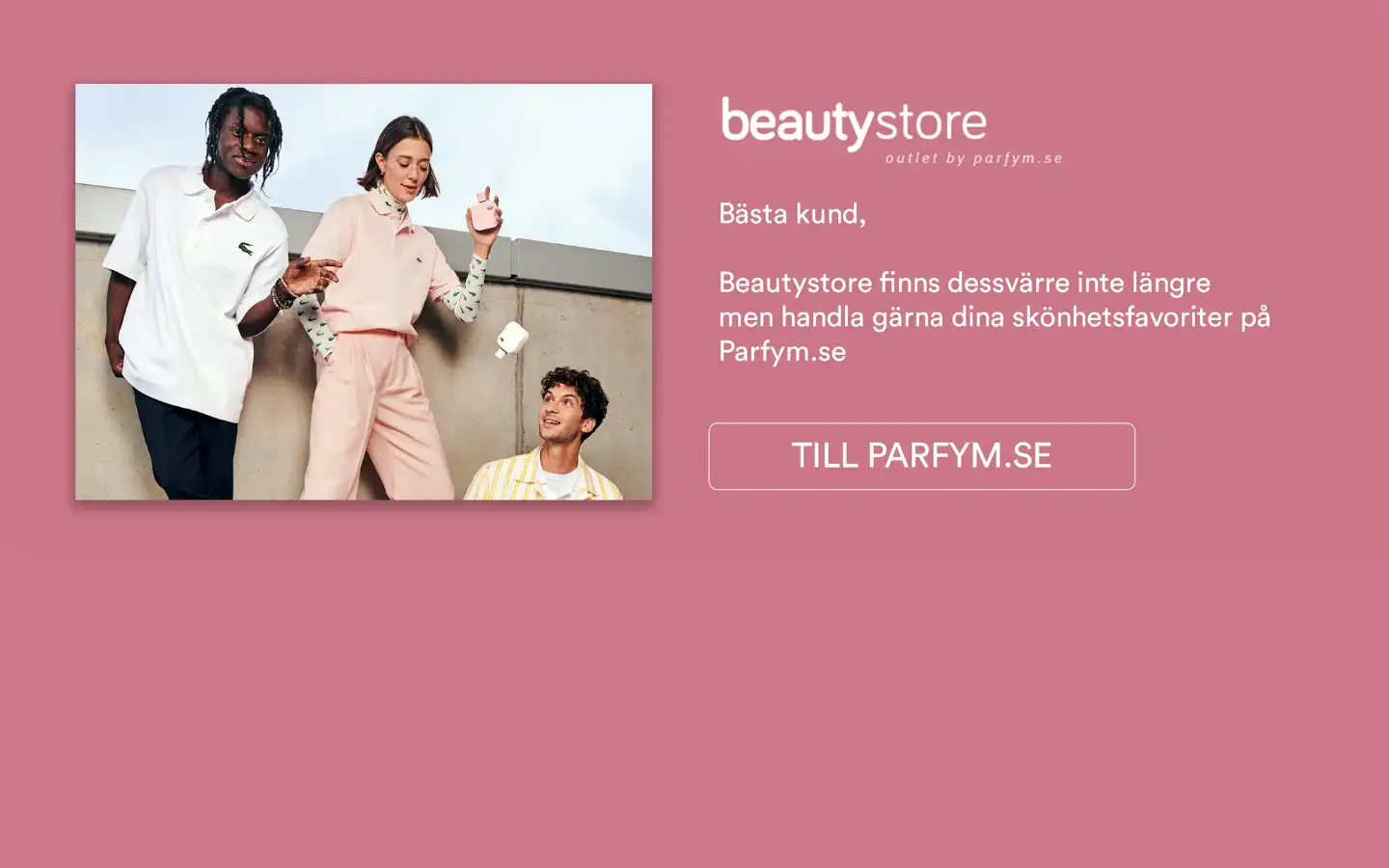 Screenshot of beautystore.se