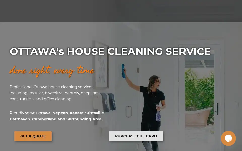 Screenshot of beavermaids.com