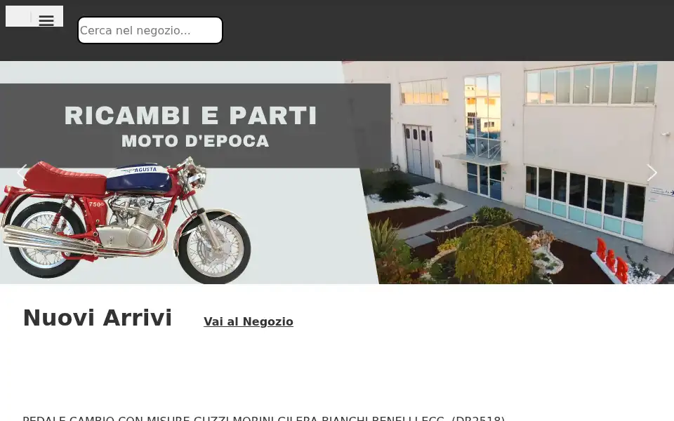 Screenshot of bebmeccanica.it
