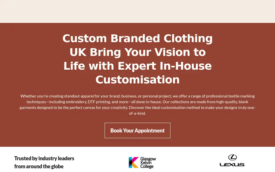 Screenshot of bebrandeduk.co.uk