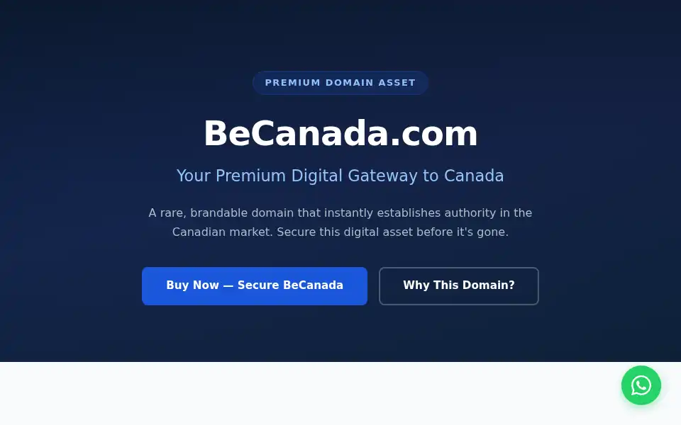 Screenshot of becanada.com
