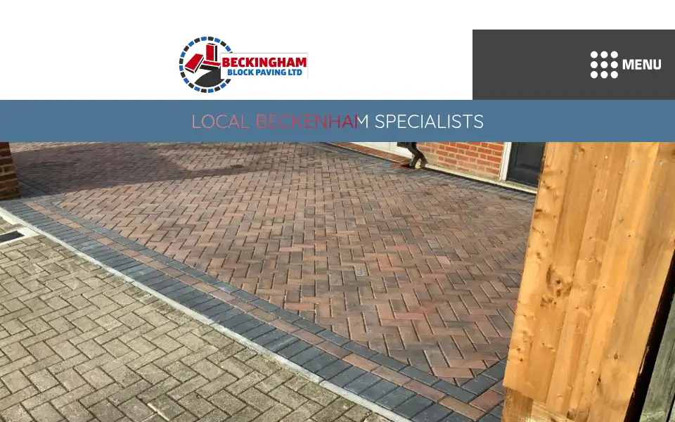 Screenshot of beckinghamblockpavingltd.co.uk