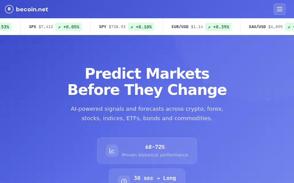 Screenshot of becoin.net