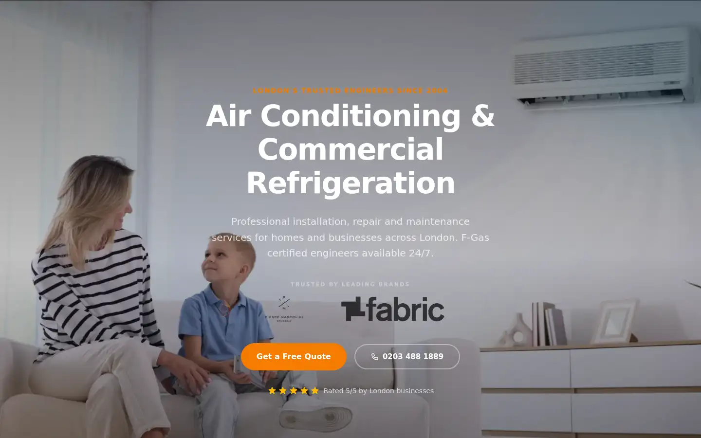 Screenshot of becoolrefrigeration.co.uk