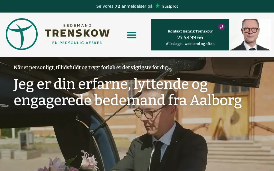 Screenshot of bedemandtrenskow.dk