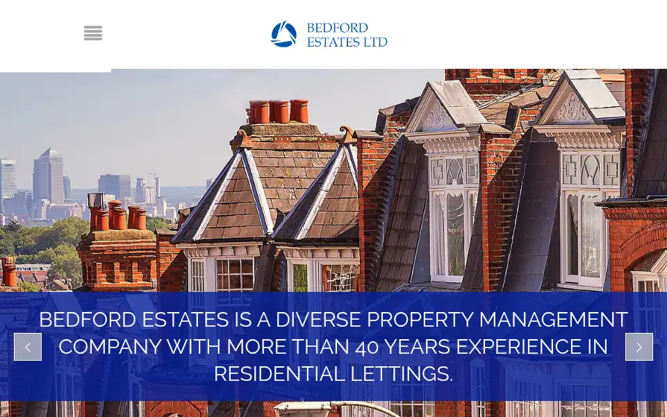 Screenshot of bedford-estates.com