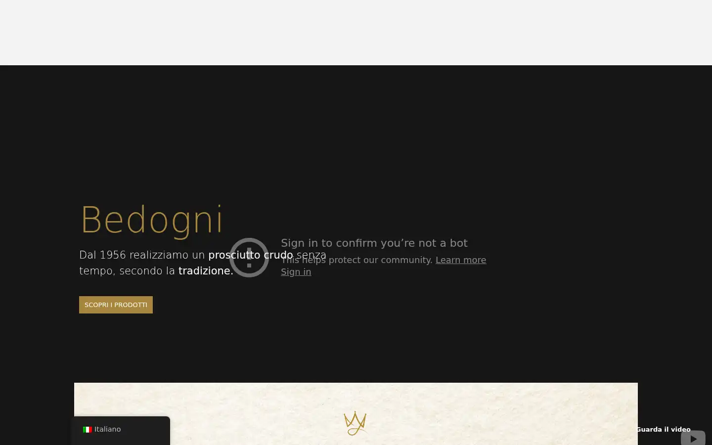 Screenshot of bedogniegidio.it