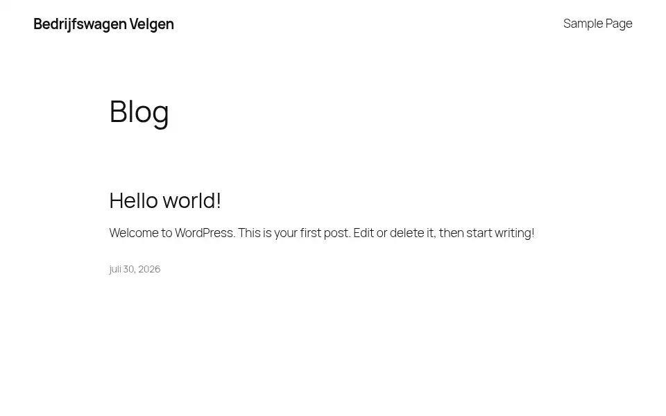 Screenshot of bedrijfswagenvelgen.nl