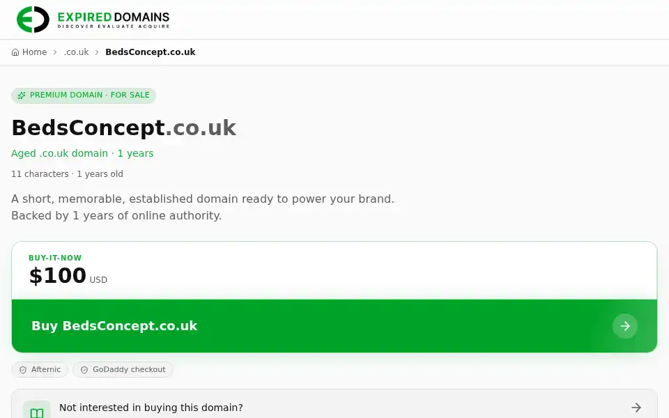 Screenshot of bedsconcept.co.uk