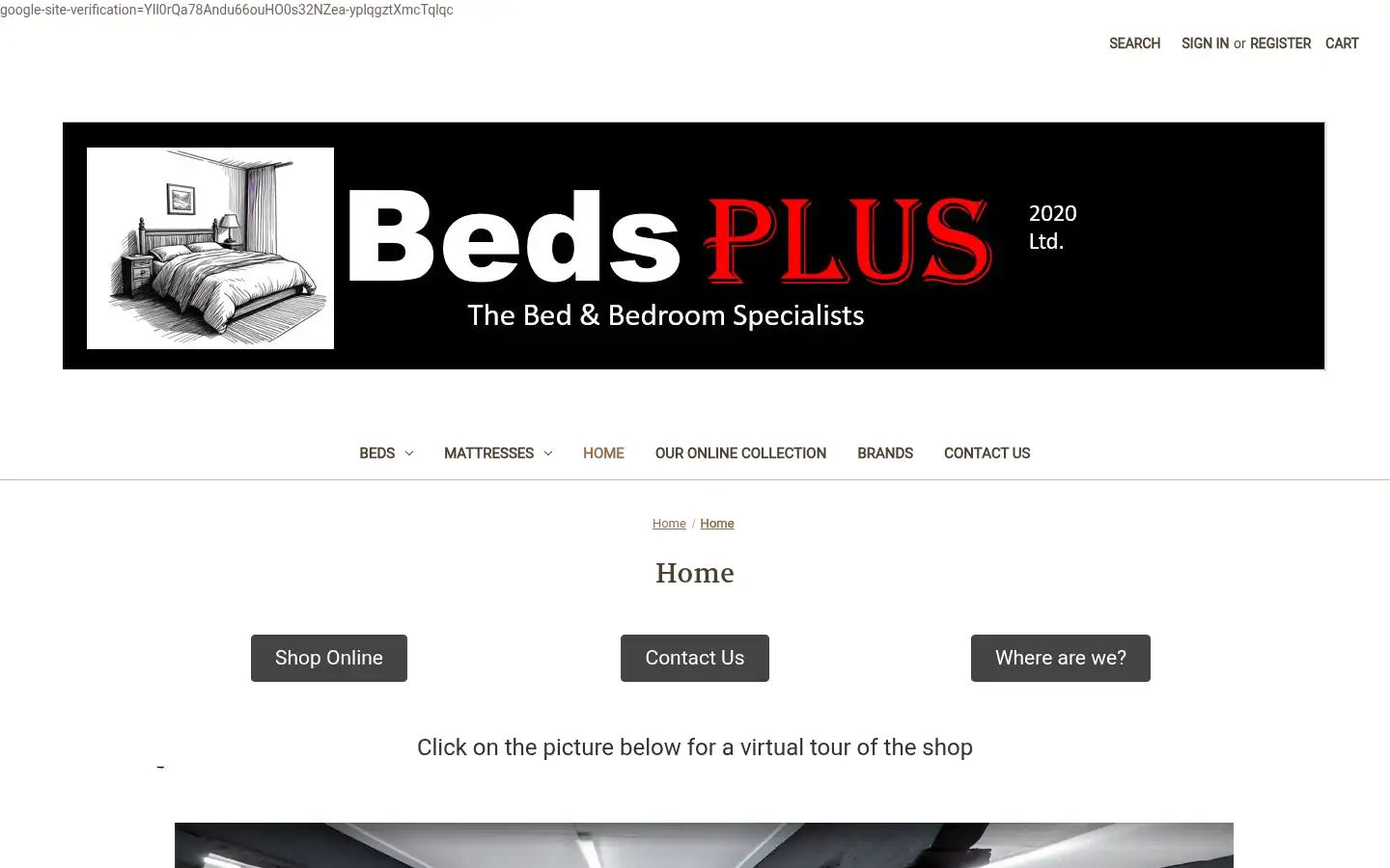 Screenshot of bedsplus2020.co.uk