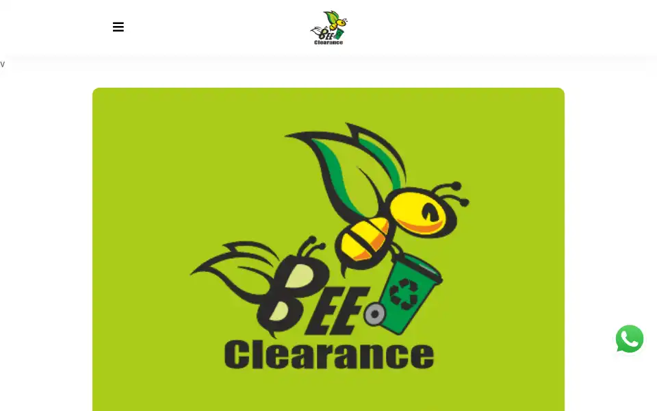 Screenshot of beeclearance.co.uk