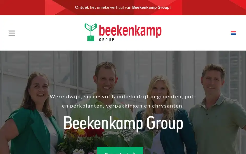 Screenshot of beekenkamp.nl