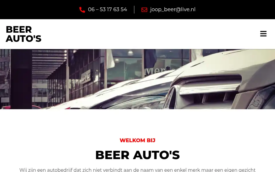 Screenshot of beerautos.nl