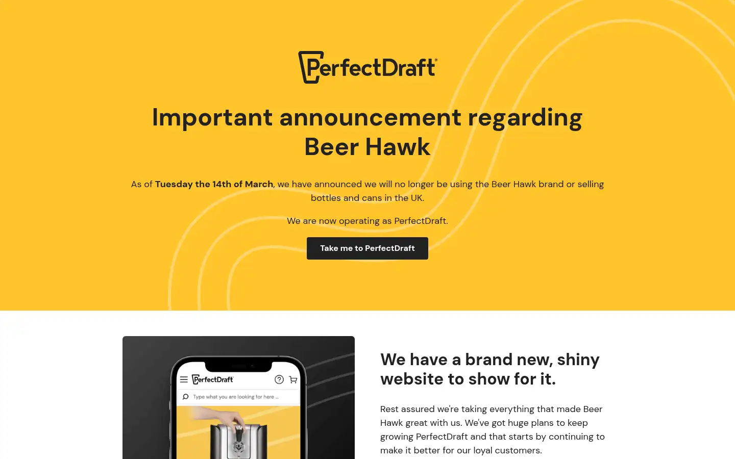 Screenshot of beerhawk.co.uk