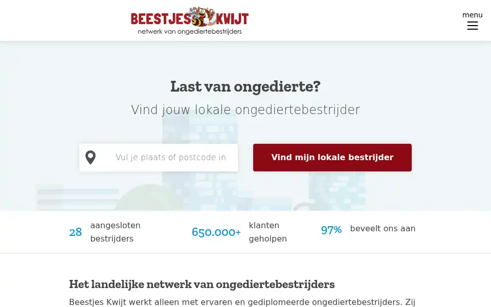 Screenshot of beestjeskwijt.nl