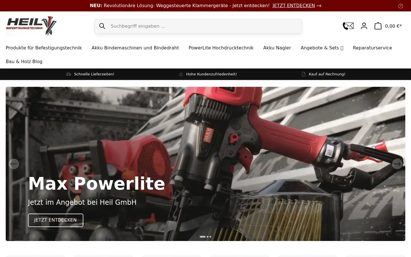 Screenshot of befestigungstechnik-heil.de