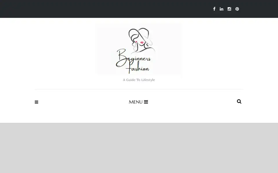 Screenshot of beginnersfashion.com