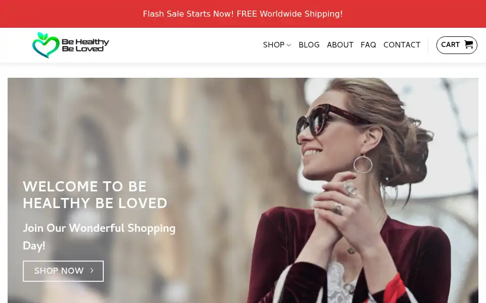 Screenshot of behealthy-beloved.com