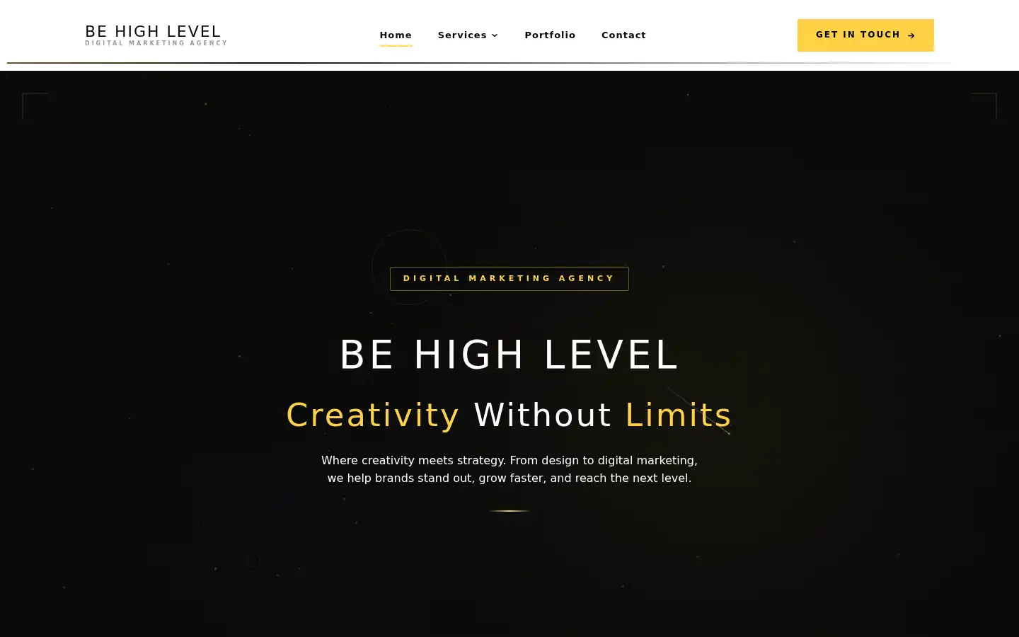 Screenshot of behighlevel.net