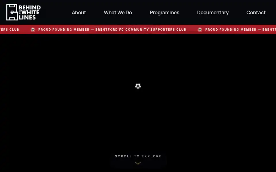 Screenshot of behindthewhitelines.com