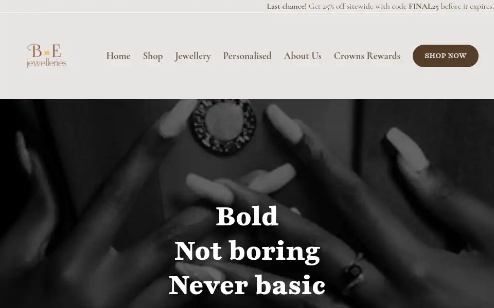 Screenshot of bejewelleries.com
