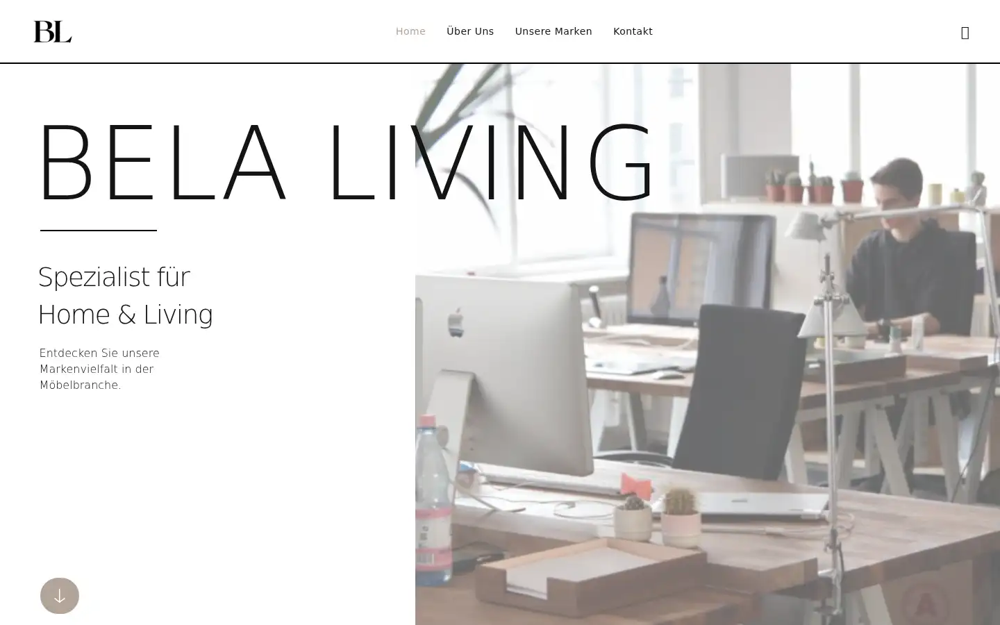 Screenshot of bela-living.de