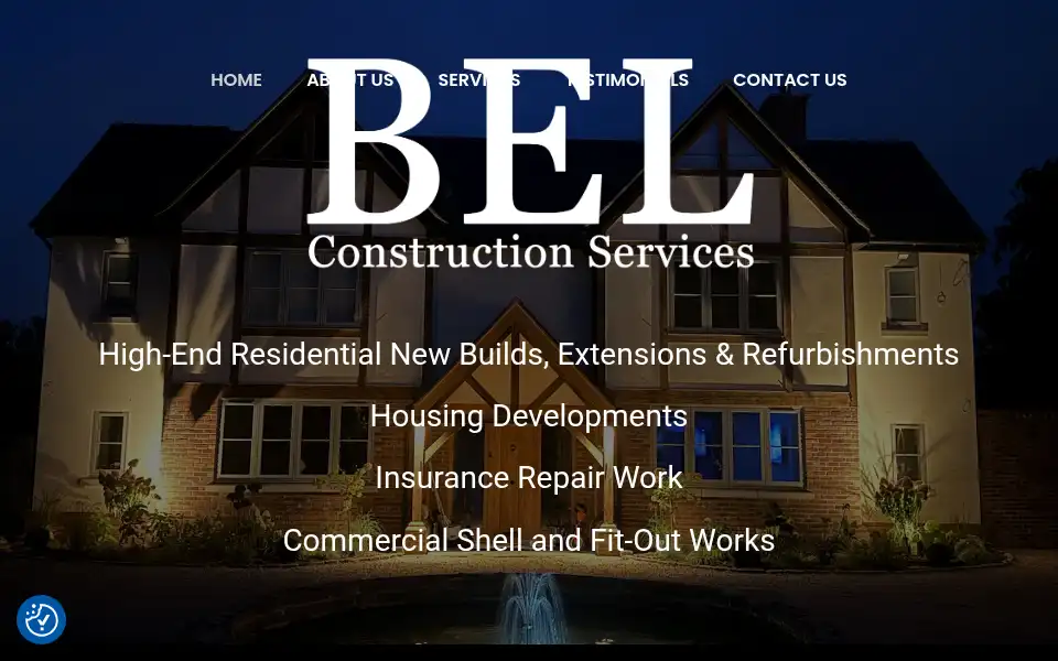 Screenshot of belcs.co.uk