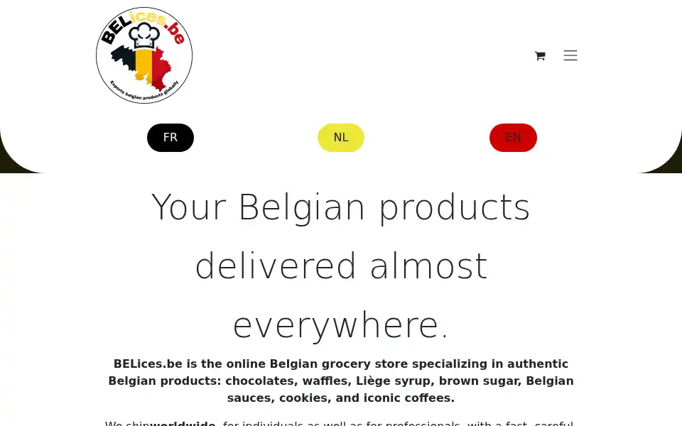Screenshot of belices.be