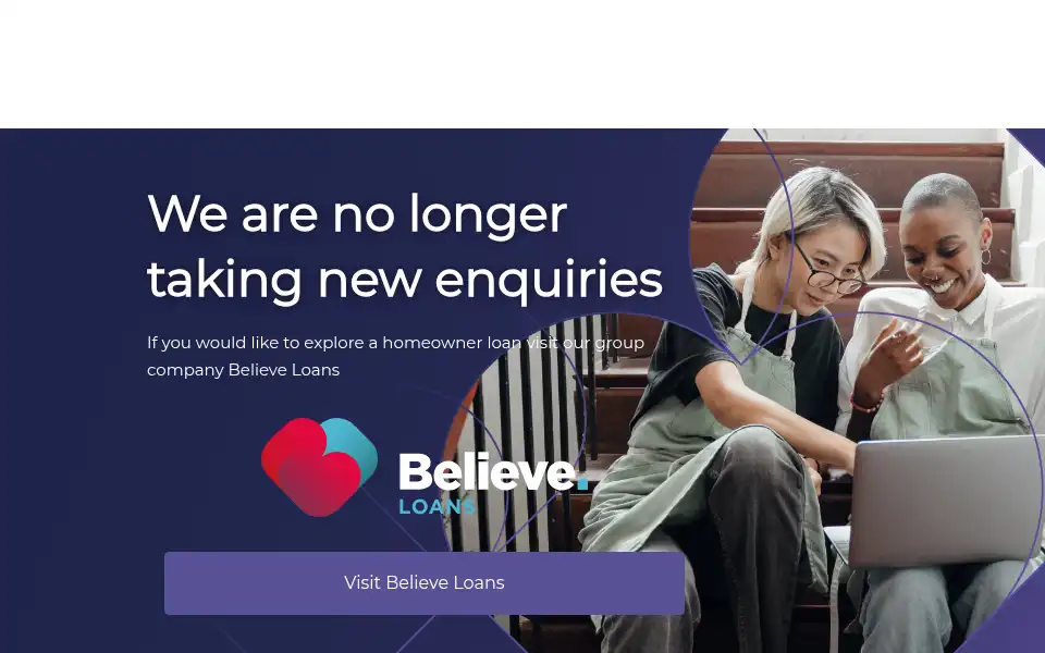 Screenshot of believespecialistfinance.co.uk