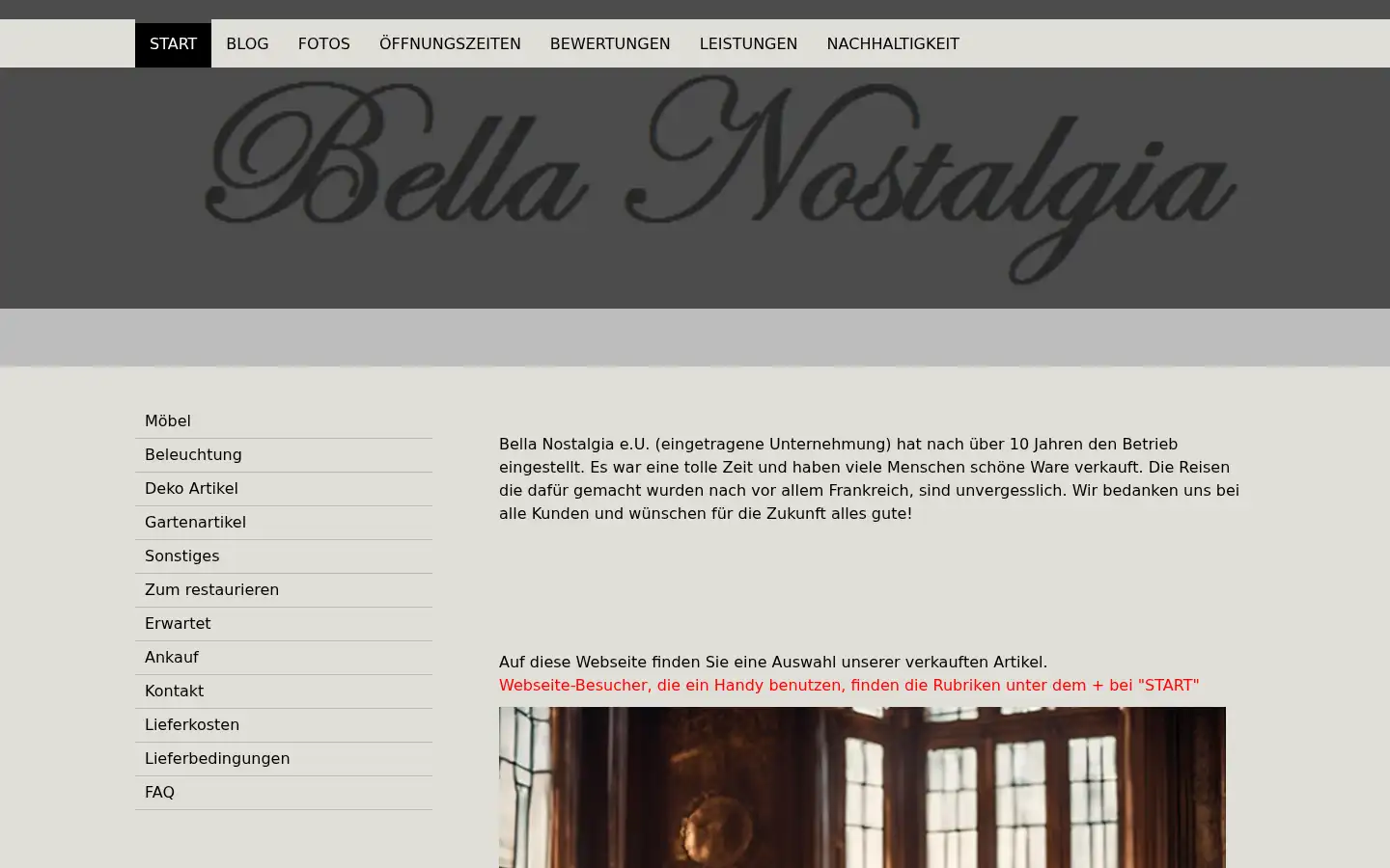 Screenshot of bella-nostalgia.com