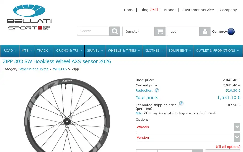 Screenshot of bellatisport.com