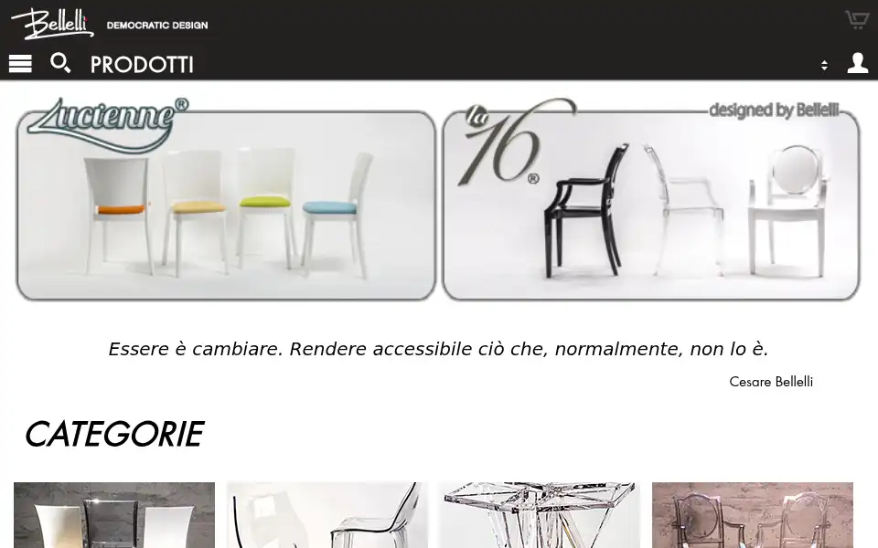 Screenshot of bellelliufficio.it