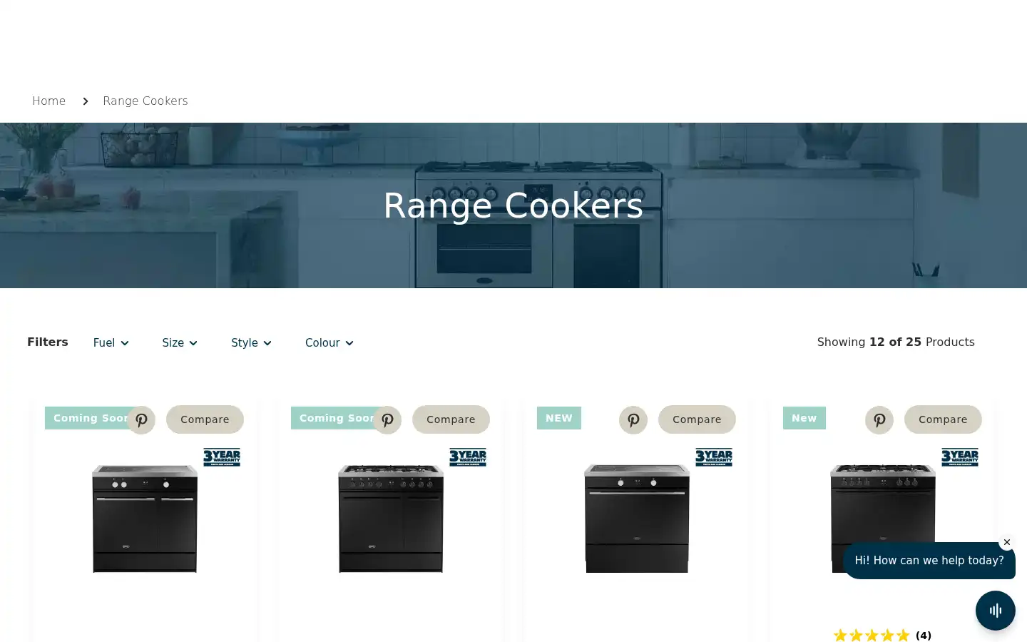 Screenshot of belling.co.uk