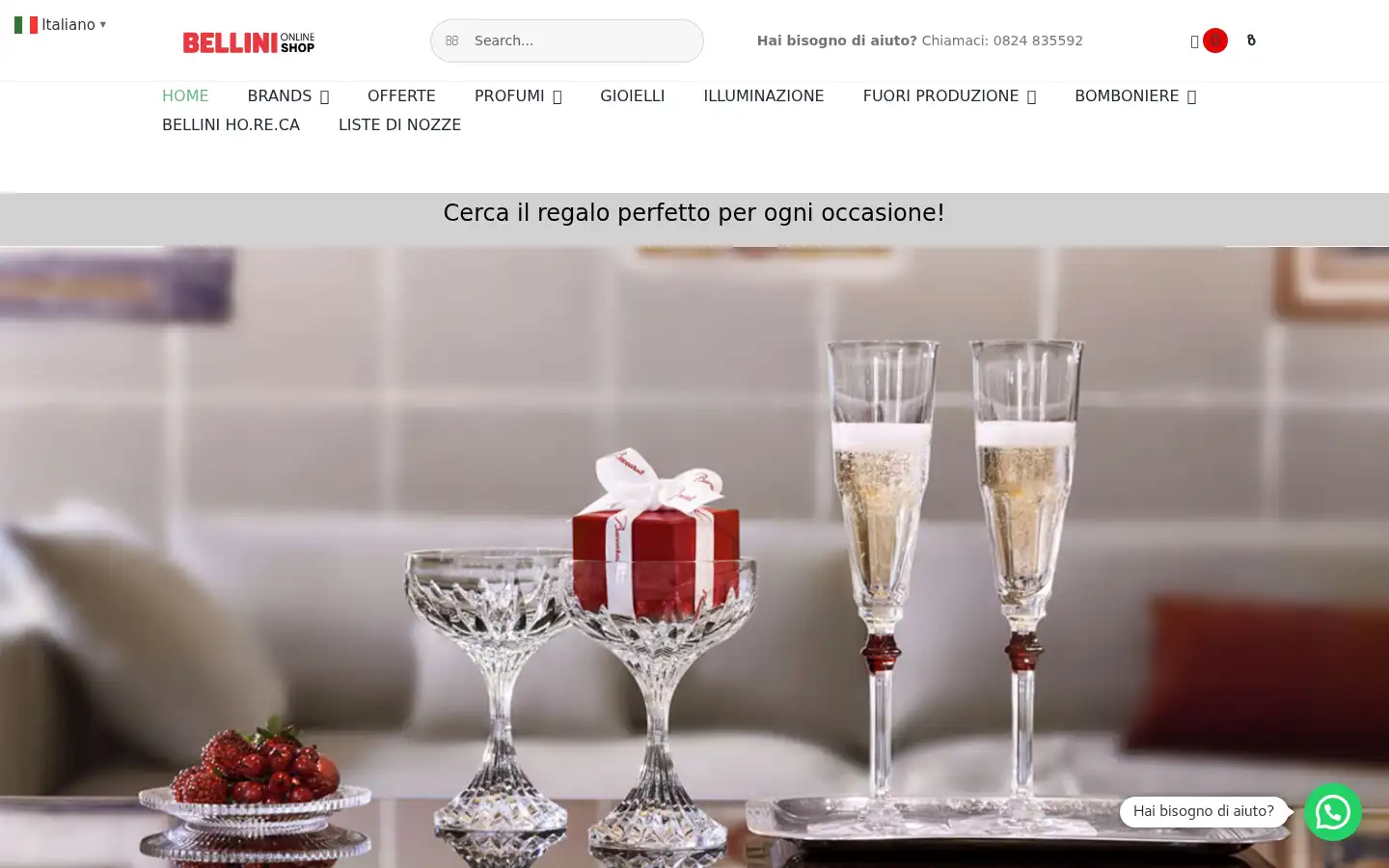 Screenshot of bellini.shop