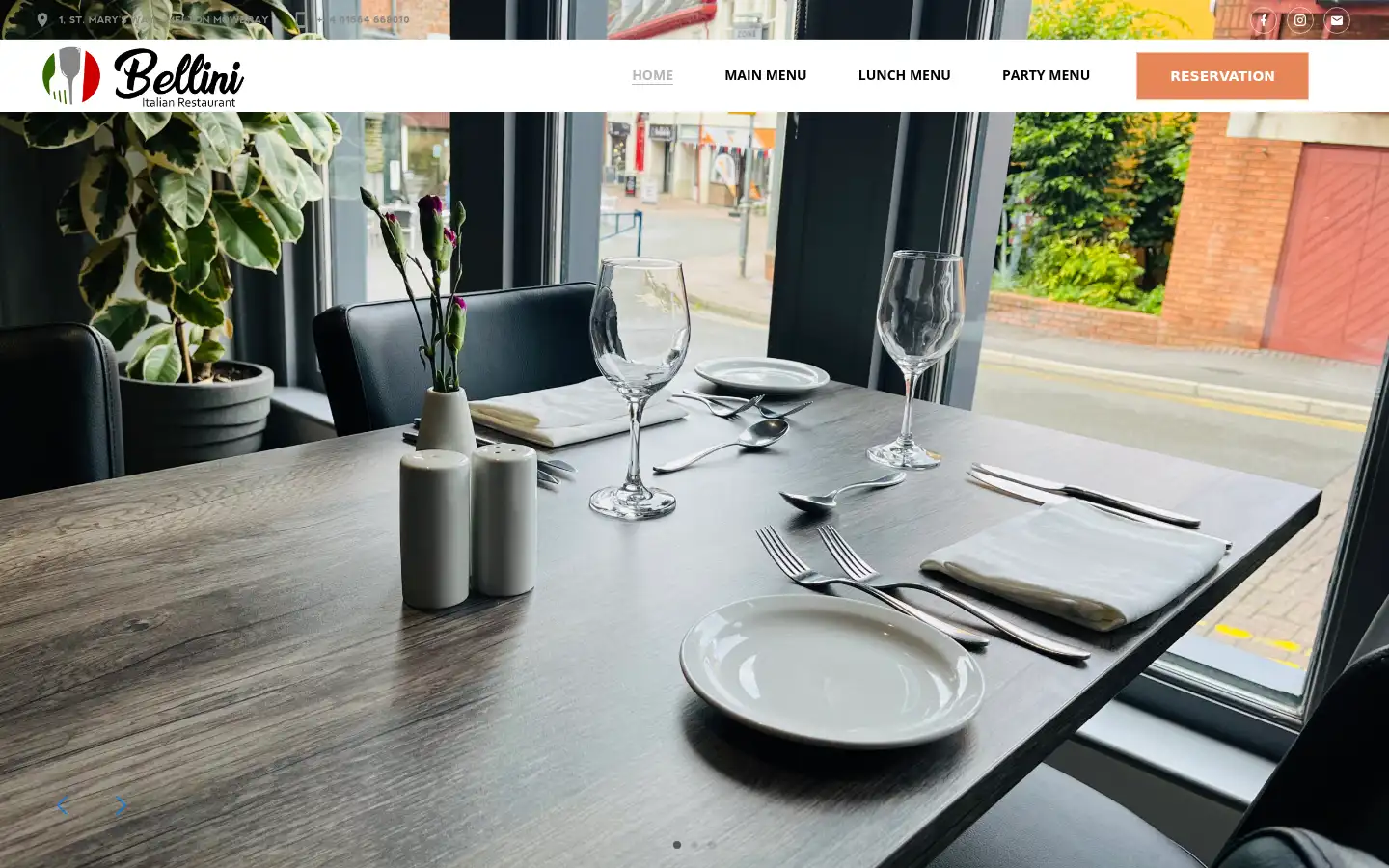 Screenshot of bellinimelton.co.uk