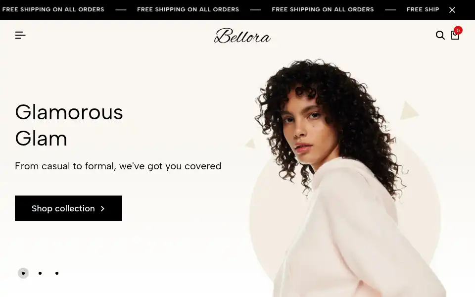 Screenshot of bellora.shop