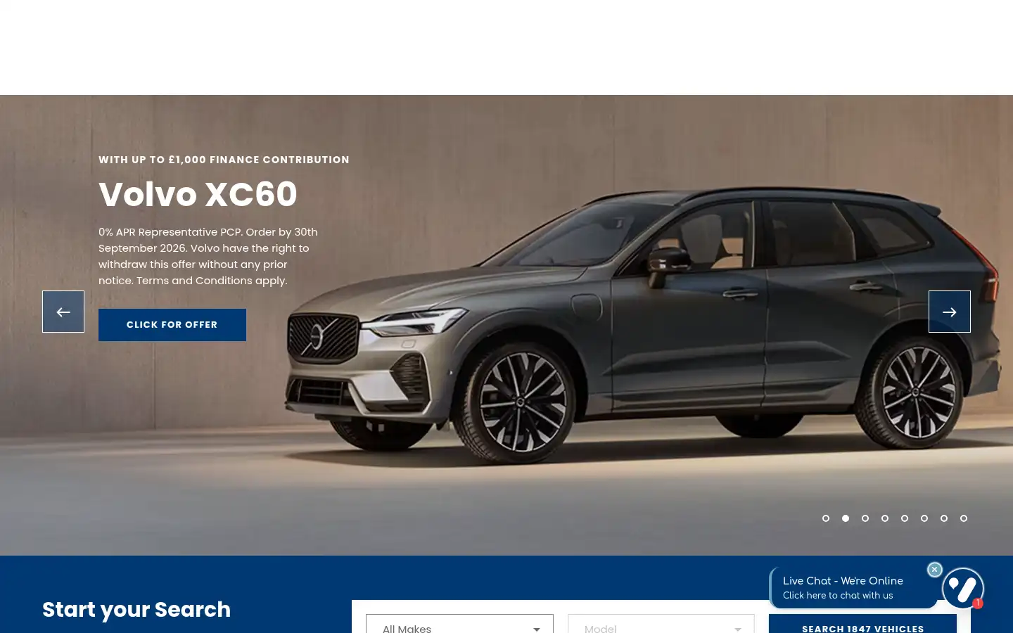 Screenshot of bellsmotorgroup.co.uk