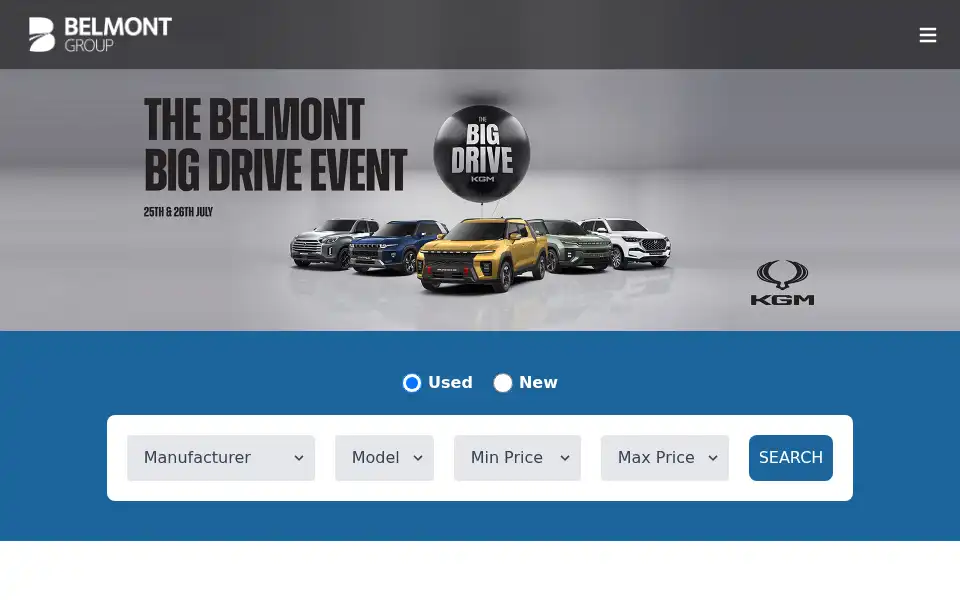 Screenshot of belmont-group.co.uk