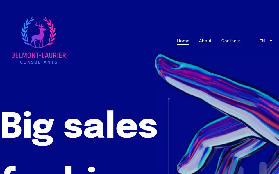 Screenshot of belmontlaurier.com
