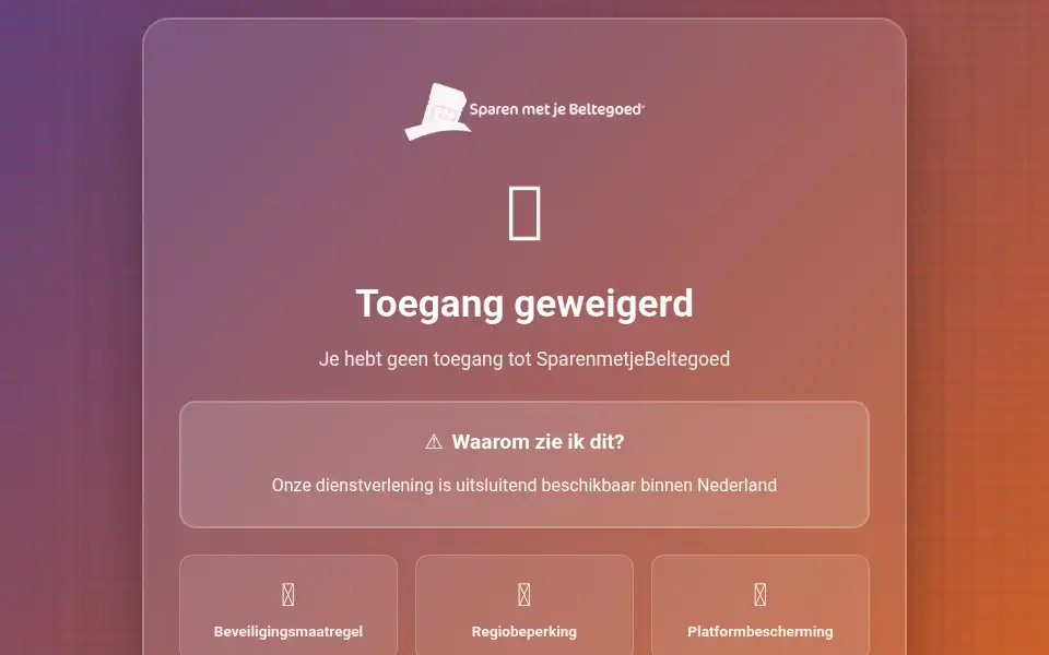 Screenshot of beltegoedover.nl