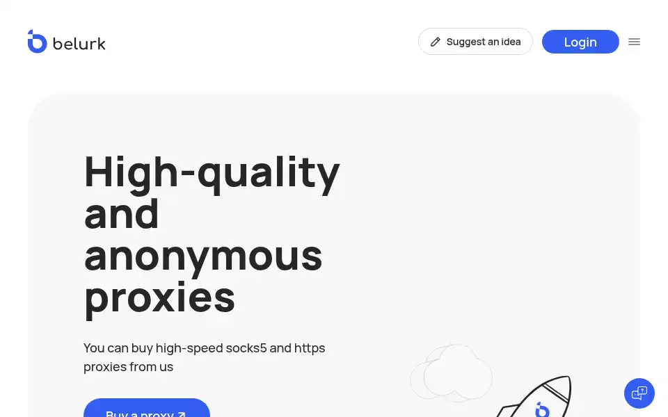 Screenshot of belurk.com