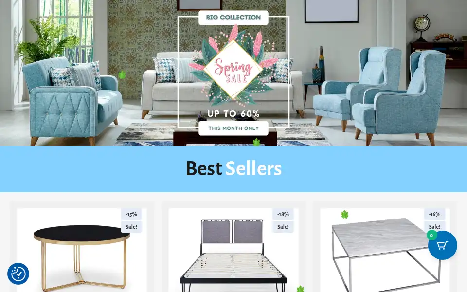 Screenshot of belvicfurniture.co.uk