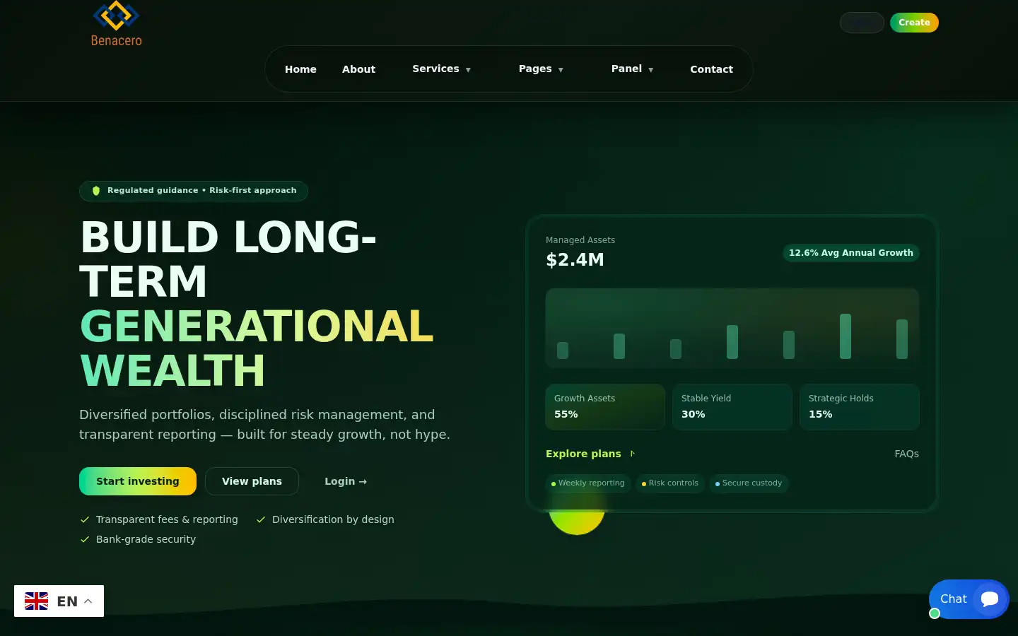 Screenshot of benacero.com