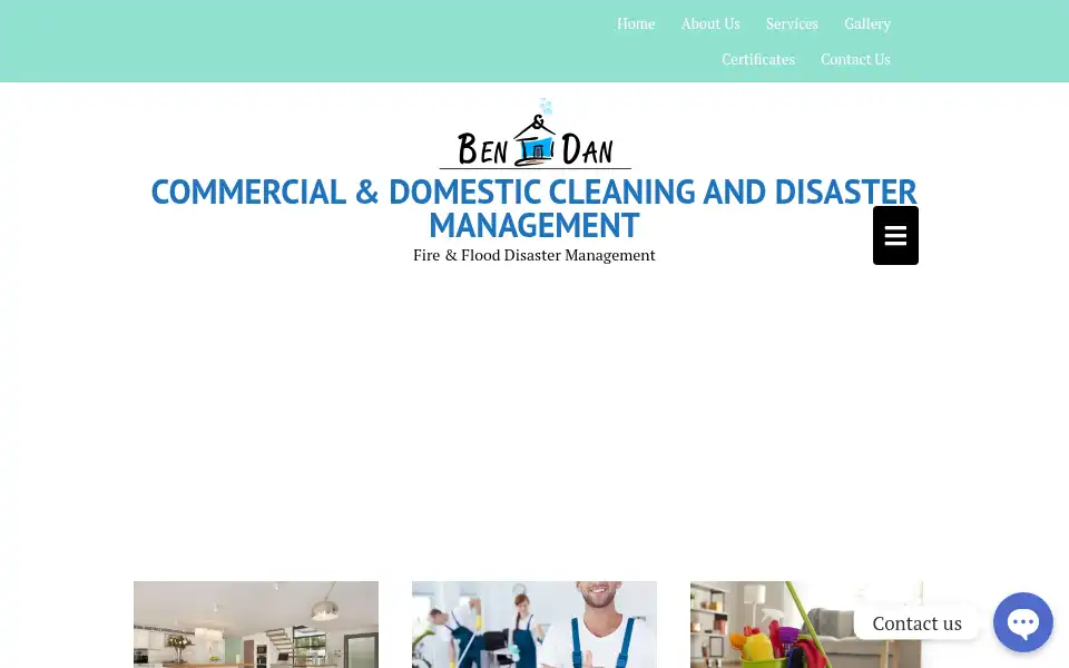 Screenshot of benanddancleaning.com