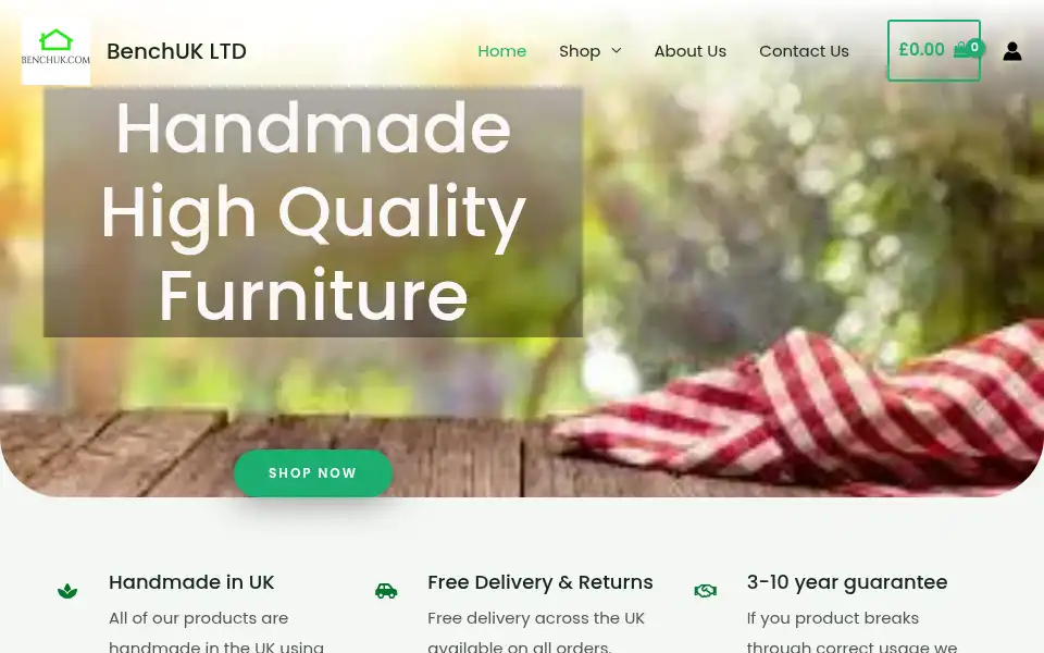Screenshot of benchuk.com