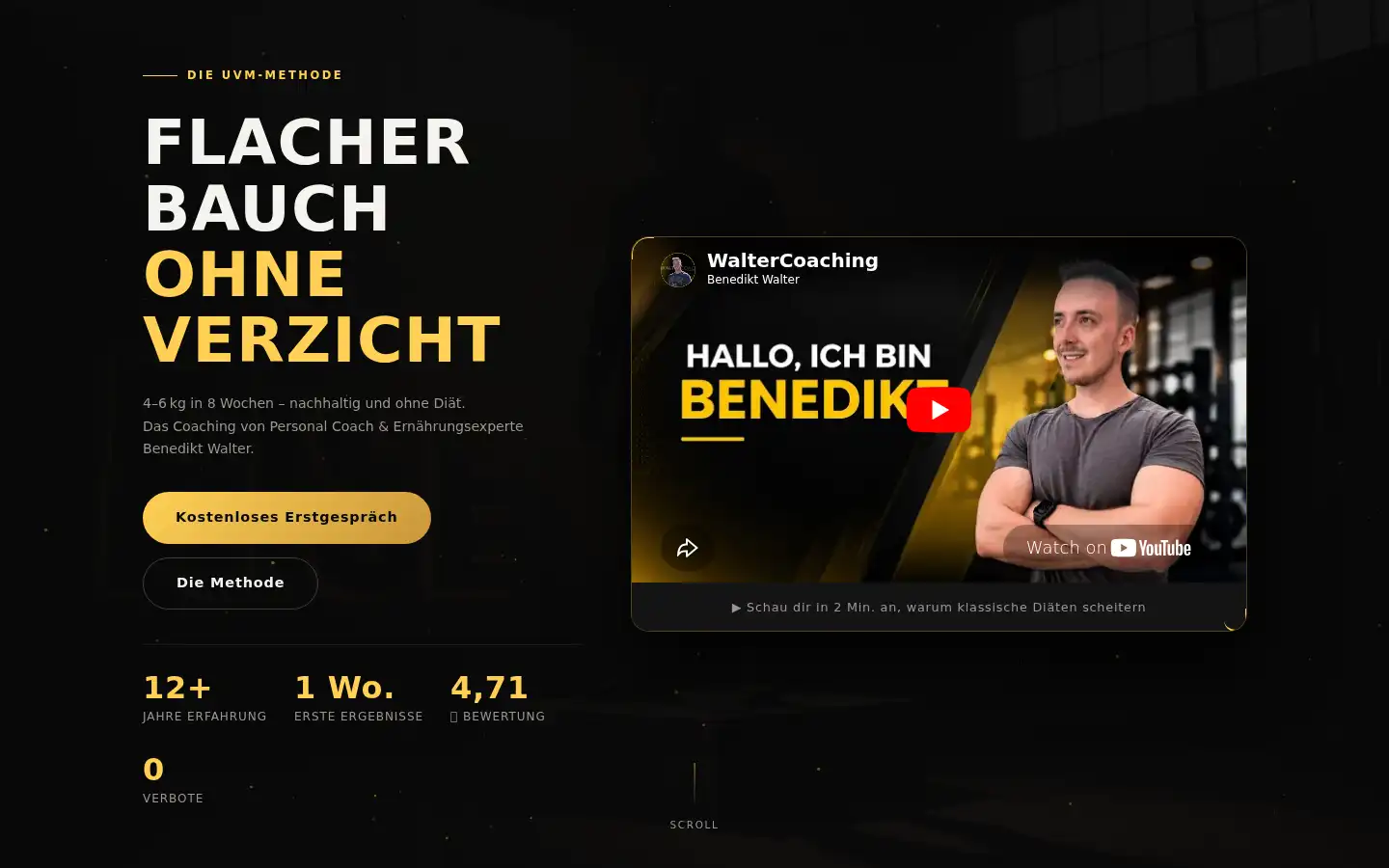 Screenshot of benediktwalter.de
