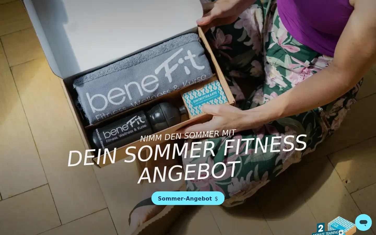 Screenshot of benefit-fitness.de