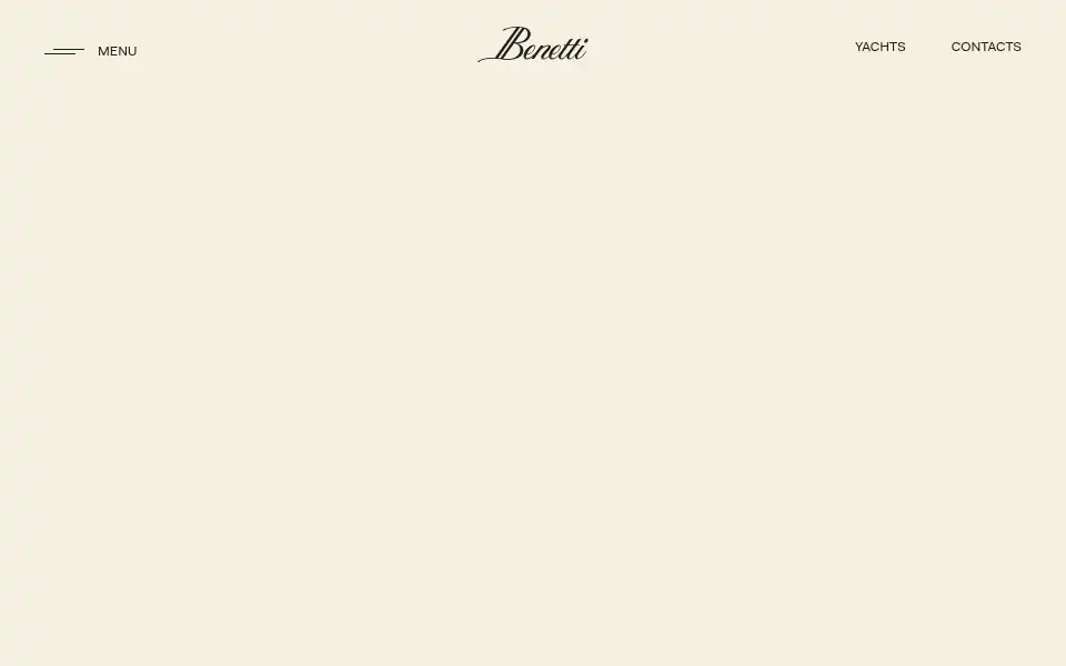 Screenshot of benettiyachts.com