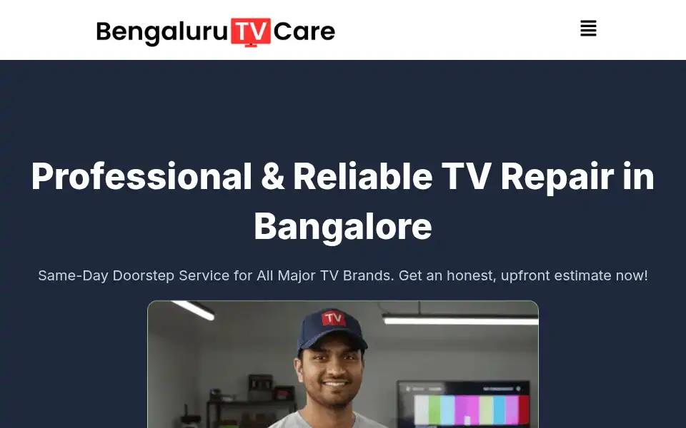 Screenshot of bengalurutvcare.in