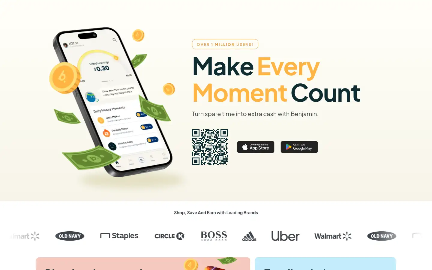 Screenshot of benjaminone.com